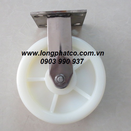 Bánh xe PA trắng càng cố định LPCaster